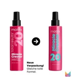 Matrix Total Results Miracle Creator Spray Thermo-protecteur -Magasin De Soins Capillaires 3474636993949 pack