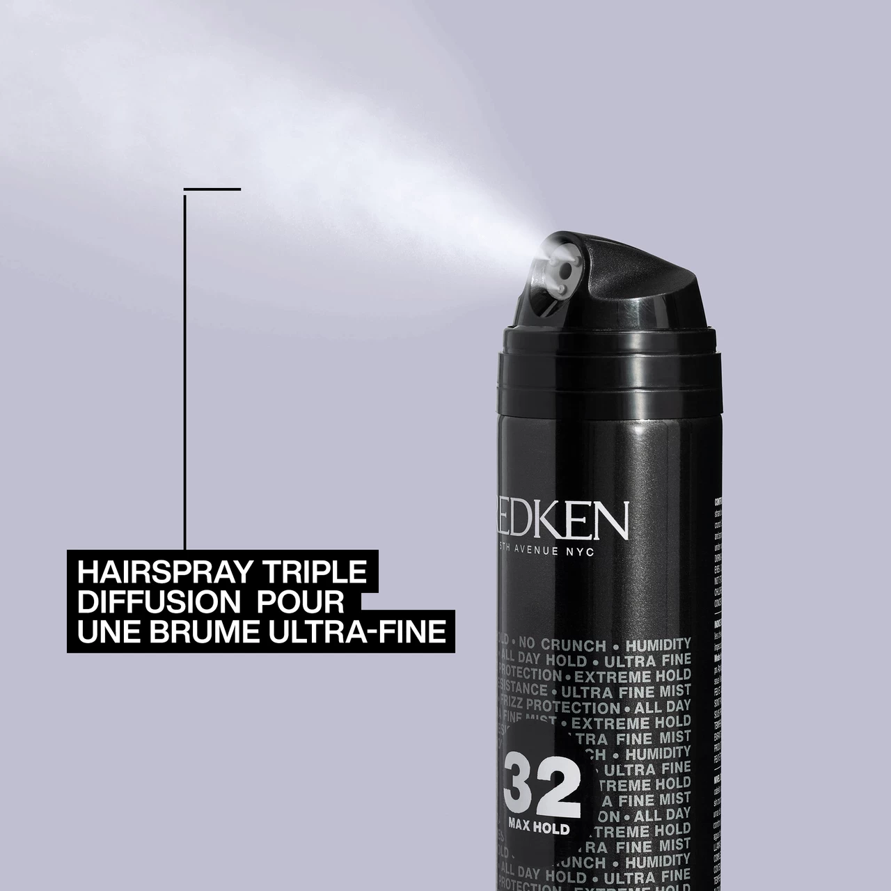 Max Hold Hairspray 32 Redken 300ml 5 Max Hold Hairspray 32 Redken 300ml – Image 5