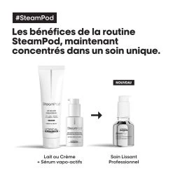 Soin Lissant 3-en-1 Steampod L'Oréal Professionnel 50ml -Magasin De Soins Capillaires 3474637153434 3 17163.1694098770