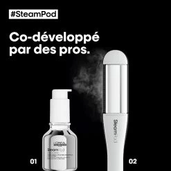Soin Lissant 3-en-1 Steampod L'Oréal Professionnel 50ml -Magasin De Soins Capillaires 3474637153434 6 61533.1694098773