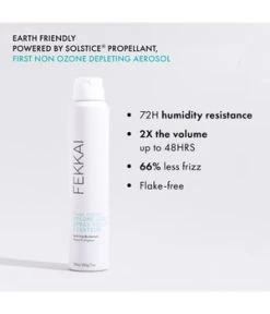 Fekkai Green Aerosol Volume Lock Firm Hold Hair Spray Laque Cheveux -Magasin De Soins Capillaires 842101105372 visual3