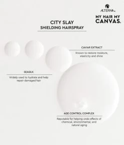 ALTERNA My Hair My Canvas City Slay Shielding Hairspray Laque Cheveux -Magasin De Soins Capillaires 873509029953 visual3