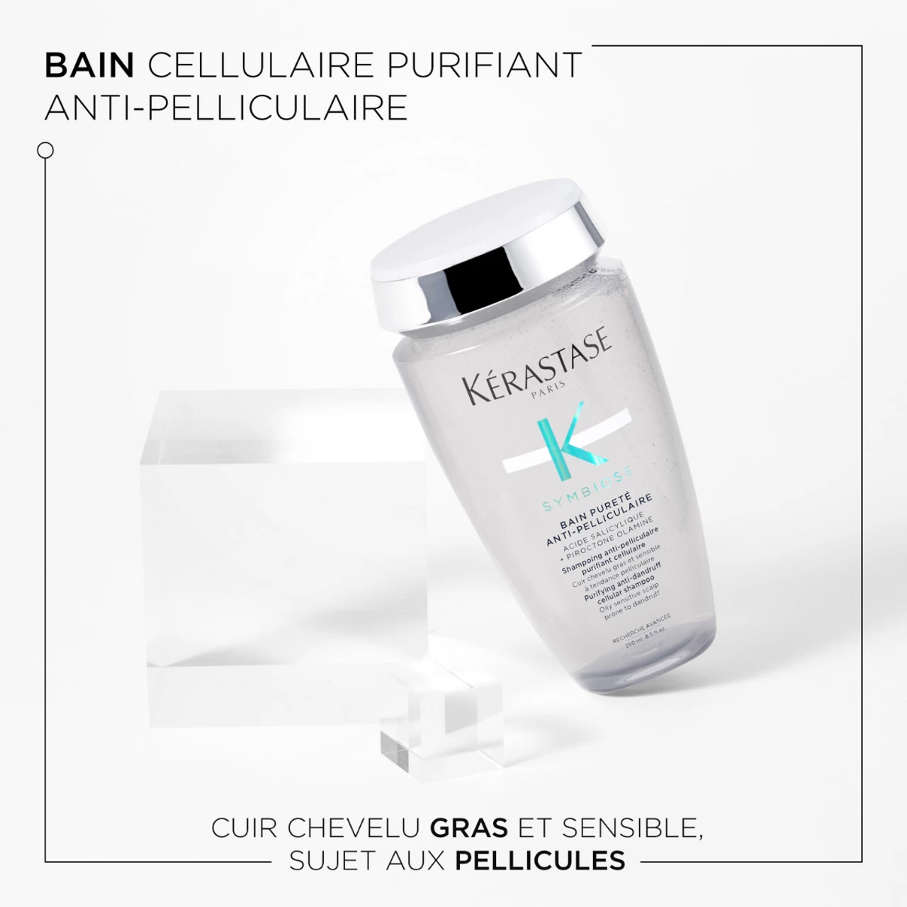 Bain Pureté Anti-Pelliculaire Symbiose Kérastase 250ml 2 Bain Pureté Anti-Pelliculaire Symbiose Kérastase 250ml – Image 2