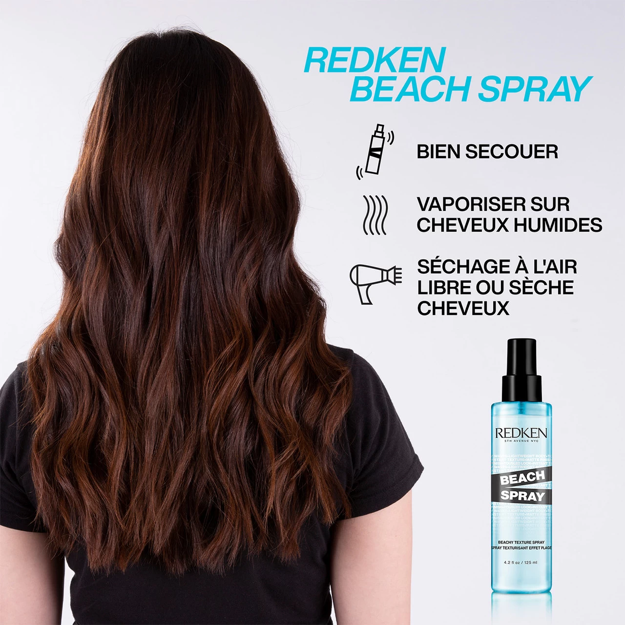 Beach Spray Texturisant Redken 125ml 3 Beach Spray Texturisant Redken 125ml – Image 3