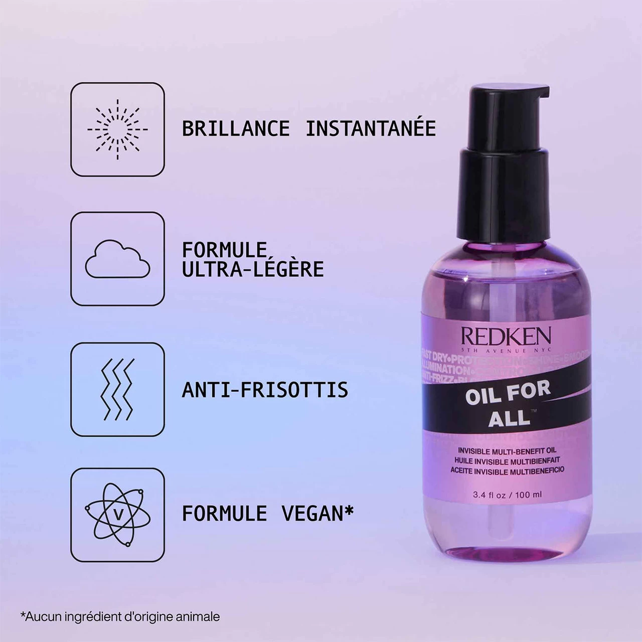 Huile Invisible MultiBienfait Redken 100ml 2 Huile Invisible MultiBienfait Redken 100ml – Image 2